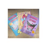 BUCHE Hediyelik Stickerlı Boyama Kitabı Kuromi Elsa Hello Kitty 1 Adet