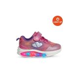 BUCKHEAD Çocuk Işıklı Cırtlı Günlük Ayakkabı Buck3042 Nina, 28, BUCK3042-BH009, Pink, Kız çocuk