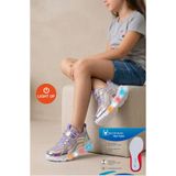 BUCKHEAD ® | Glossy Işıklı Kız Bebek Çocuk Spor Ayakkabı – 2-8 Yaş Parlak Tasarım Konforlu & Hafif