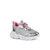 BUCKHEAD Gümüş Kız Çocuk Sneaker BUCK4430 GLOSSY SHINY