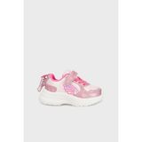 Buckhead Işıklı Cırtlı ve Bağlamalı Sneaker Ayakkabı Kız Çocuk Ayakkabı BUCK3041 - Pembe
