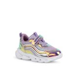 BUCKHEAD Lila Kız Bebek & Çocuk Sneaker BUCK4430 Glossy Shiny Işıklı Rahat Spor Ayakkabı