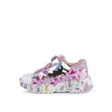 Buckhead Pembe - Gümüş Kadın Sneaker BUCK4299 CHUCK HIGH