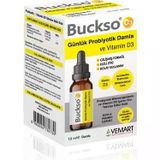 Buckso D3 Vitamini ve Probiyotik İçeren Damla 10 ml