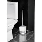 Buclee 2'li Su Akıtmaz Yapışkanlı Wc Fırçası - beyaz Banyo Lavabo Temizleme Fırçası Seti