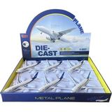 Bucuks Mey Ithalat® HW-180 2830 Blue Cb Işıklı Sesli Metal Yolcu Uçağı