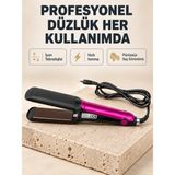 Bucuks Mey Ithalat® Iyonik Saç Düzleştirici – 220°C Isıya Kadar Çıkan, LED Göstergeli ve Eşit Isı Dağılımlı Plaka