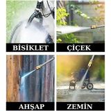 Bucuks Mey Ithalat® Şarjlı Oto Yıkama, Bahçe Sulama Tabancası Makinesi Yüksek Basınçlı