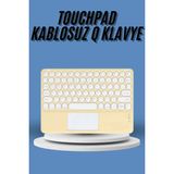 Bucuks Mey Ithalat® Touchpad Tüm Cihazlara Uyumlu Bluetooth Klavye Touchpad Slim Kablosuz Wifi Q Klavye