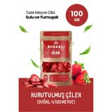 Budaklı Kurutulmuş Çilek 100 Gr Çilek Kurusu Kuru Meyve %100 Meyve Katkısız İlave Şekersiz