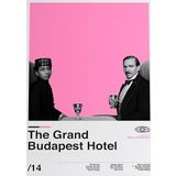 Budapeşte Otel Film Afiş Duvar Dekor Poster 30x42 Çerçevesiz /512