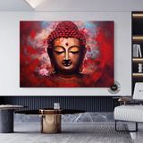 Buddha Baskısı, Asya Tarzı Duvar Sanatı, Lüks Buddha Kanvas Tablo