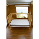 Buddy 15 cm Bebek ve Çocuk Yatağı Sünger Park Yatak Anne Yanı ve Bebek Yatakları Ultra Lüx Full Ortopedik - Beyaz - 50 x 100 cm