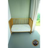 Buddy 15 cm Bebek ve Çocuk Yatağı Sünger Park Yatak Anne Yanı ve Bebek Yatakları Ultra Lüx Full Ortopedik - Beyaz - 80 x 120 cm
