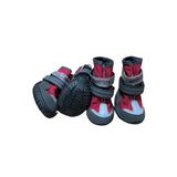 Buddy Co Superstone Kauçuk Dış Taban Köpek Ayakkabısı Kırmızı No 4 6 Cm