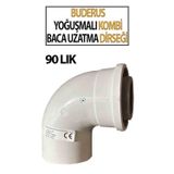 Buderus Kombi Baca Uzatma Dirseği 90'lık
