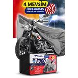 Budge Harley-Davidson Softail Fxdr 114 Amerikan Fitilli Motosiklet Brandası Çadır Örtü - Miflonlu