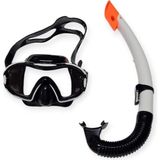 Budi Çocuk Dalış Maskesi ve Snorkel Seti - Star Diving - Beyaz - 1 - 0 - 001-Renkli