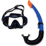 Budi Çocuk Dalış Maskesi ve Snorkel Seti - Star Diving - Mavi - 1 - 0 - 001-Renkli