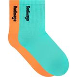 Budimaga 2'li Paket- Kadın Basic Tenis Spor Soket Çorap - Acı Yeşil - 36 - 39