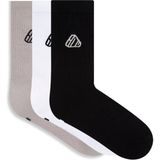 Budimaga 3'lü Paket- Erkek Antrenman Fitness Tenis Spor Çorap - Siyah - 40 - 44