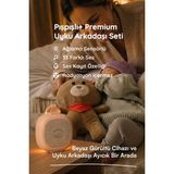 Budizzz Plus 33 Sesli Ağlama Sensörlü Bebek Beyaz Gürültü Cihazı | Uyku Arkadaşı Ayıcık - Pembe