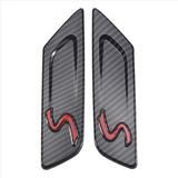 Bueattuh 2pcs Araba Karbon Fiber Yan Dönüş Sinyali Kapağı Trim Çamurluk Çıkartma Dekorasyonu Mini Cooper Clubman 2022 (Yurt Dışından) - Gümüş