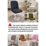 Buem Tekleme Esnek Oval Sandalye Kılıfı – Karışık Renk ve Desen gönderilecektir (1adet)