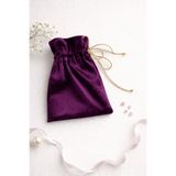 Buemshop Amethyst Mini Kese 10x15 cm | Kadife Hediye & Takı Kesesi – Mor Şık Sunum