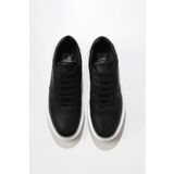 Bueno Shoes 01MU10405 Siyah Flotter Deri Erkek Spor Ayakkabı