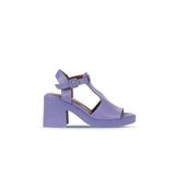 Bueno Shoes 01WA1702 Lila Deri Kadın Topuklu Sandalet