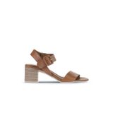 Bueno Shoes 01WA2805 Kahverengi Deri Kadın Topuklu Ayakkabı
