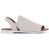 Bueno Shoes 01WA3008 Gri Deri Kadın Düz Sandalet