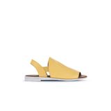 Bueno Shoes 01WA3008 Sarı Deri Kadın Düz Sandalet