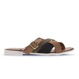 Bueno Shoes 01WA3019 Taba Multi Alf Süet Kadın Düz Terlik