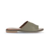 Bueno Shoes 01WA3602 Haki Deri Düz Kadın Terlik