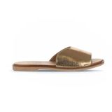 Bueno Shoes 01WA5701 Bronz Deri Düz Kadın Terlik