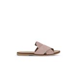 Bueno Shoes 01WA5710 Pudra Alf Süet Kadın Düz Terlik
