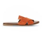 Bueno Shoes 01WA5710 Turuncu Alf Süet Kadın Düz Terlik