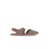 Bueno Shoes 01WA5806 Gri Koyu Alf Süet Kadın Düz Sandalet