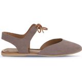 Bueno Shoes 01WA5807 Gri Koyu Alf Süet Kadın Düz Sandalet