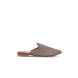 Bueno Shoes 01WA7006 Gri Koyu Alf Süet Düz Kadın Terlik