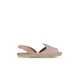 Bueno Shoes 01WA7201 Pudra Alf Süet Kadın Düz Sandalet