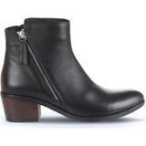 Bueno Shoes 01WD1100 Siyah Deri Topuklu Kadın Bot