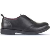 Bueno Shoes 01WD1501 Siyah Deri Kadın Düz Ayakkabı