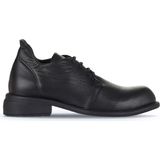Bueno Shoes 01WD1901 Siyah Deri Kadın Az Topuklu Ayakkabı