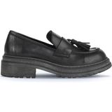 Bueno Shoes 01WD2109 Siyah Deri Kadın Klasik Ayakkabı