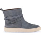 Bueno Shoes 01WD2601 Gri Nubuk Kadın Düz Bot