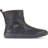 Bueno Shoes 01WD2601 Siyah Deri Kadın Düz Bot