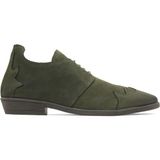 Bueno Shoes 01WD3603 Haki Nubuk Kadın Düz Bot